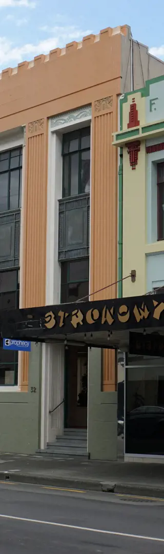 Napier – Strassenzüge im Art Déco-Stil